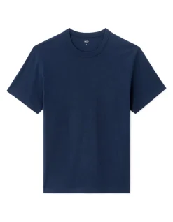 Celio T-shirt boxy col rond 100% coton - bleu^Homme T-Shirts