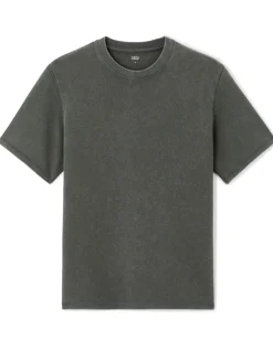 Celio T-shirt boxy col rond 100% coton pigment - gris^Homme T-Shirts