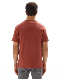 Celio T-shirt boxy col rond 100% coton - rouge^Homme T-Shirts