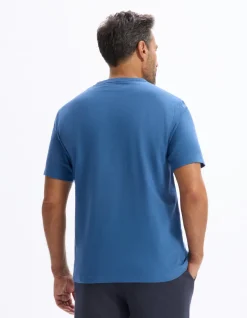 Celio T-shirt boxy col rond 100% coton - marine^Homme T-Shirts