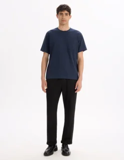 Celio T-shirt boxy col rond - marine^Homme T-Shirts