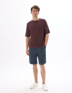 Celio T-shirt boxy col rond en maille ajourée -^Homme T-Shirts