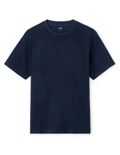 Celio T-shirt boxy col rond éponge - marine^Homme T-Shirts