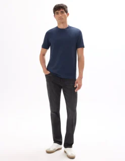 Celio T-shirt col rond 100% coton - marine^Homme T-Shirts
