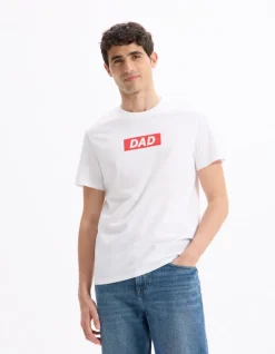 Celio T-shirt Dad - et rouge^Homme T-Shirts