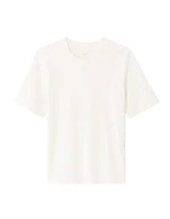 Celio T-shirt en coton doux à col rond - écru^Femme Les Essentiels Aux Meilleurs Prix|T-Shirts & Tops