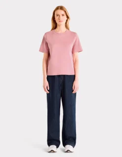 Celio T-shirt en coton doux col rond - rose^Femme T-Shirts & Tops