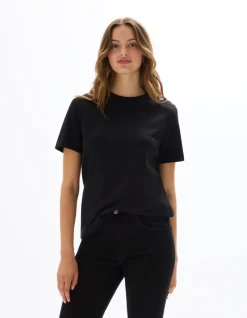 Celio T-shirt en coton épais boutonné -^Femme Les Meilleures Ventes|T-Shirts & Tops