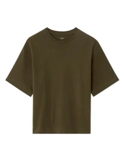 Celio T-shirt en coton épais oversize - kaki^Femme T-Shirts & Tops