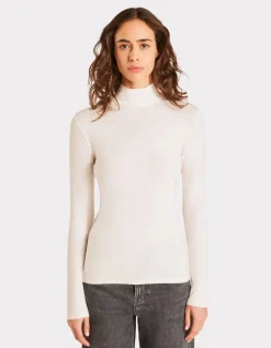 Celio T-shirt fluide à col roulé - écru^Femme T-Shirts & Tops