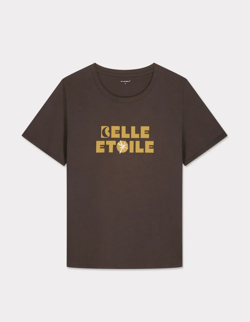 Celio T-shirt imprimé en coton - gris^Femme T-Shirts & Tops