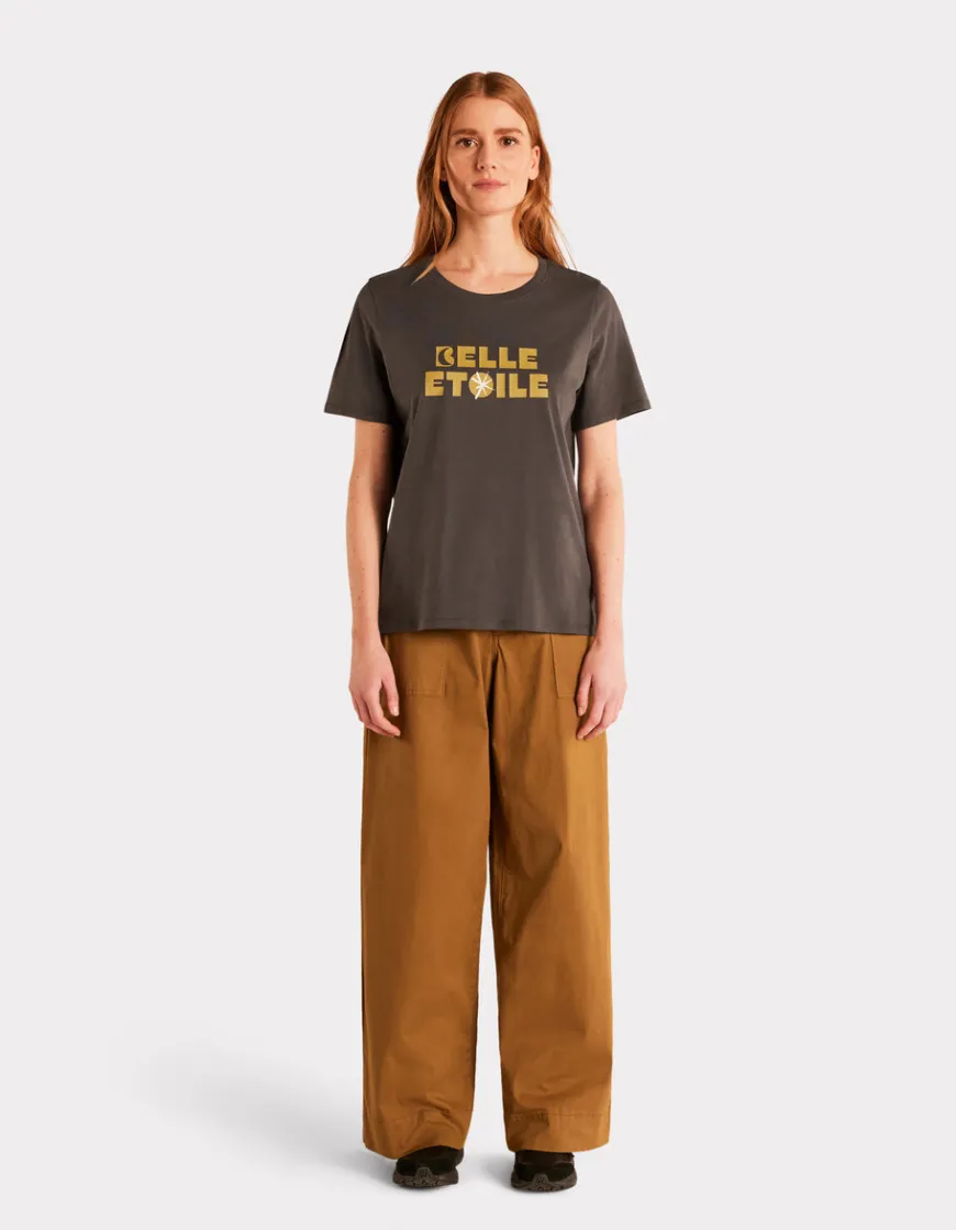 Celio T-shirt imprimé en coton - gris^Femme T-Shirts & Tops