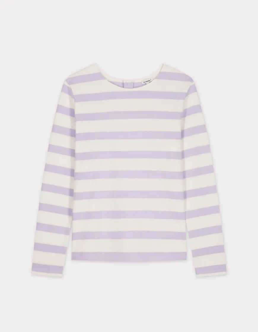 Celio T-shirt marinière à manches longues - violet^Femme T-Shirts & Tops