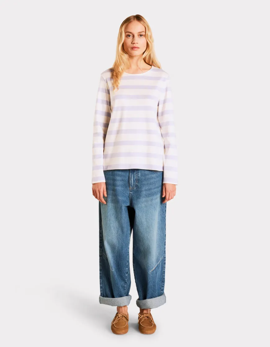 Celio T-shirt marinière à manches longues - violet^Femme T-Shirts & Tops
