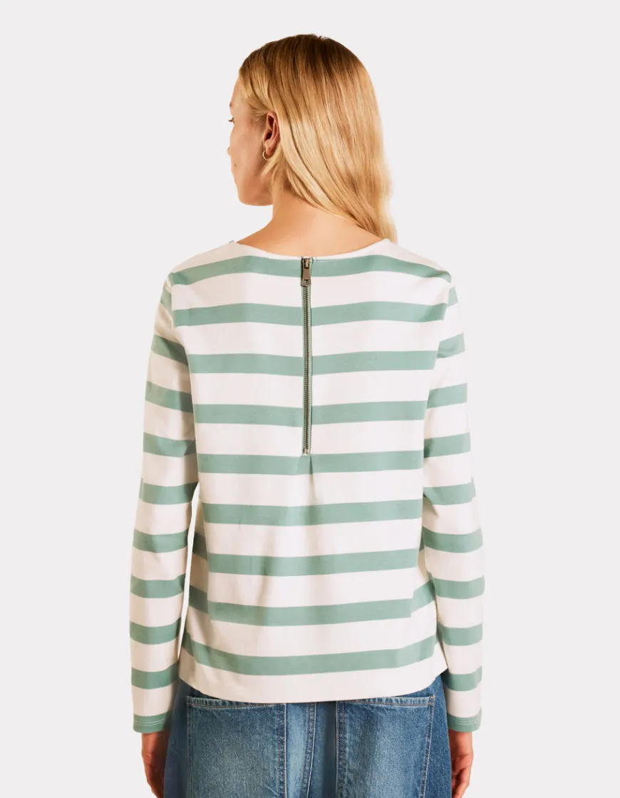 Celio T-shirt marinière à manches longues - vert^Femme T-Shirts & Tops