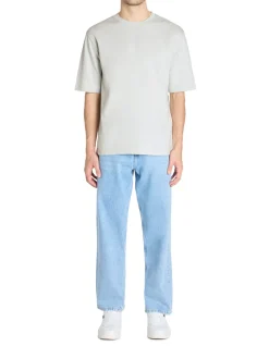 Celio T-shirt oversize col rond - bleu^Homme T-Shirts