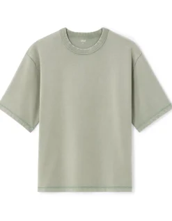Celio T-shirt oversize col rond 100% coton - kaki^Homme T-Shirts