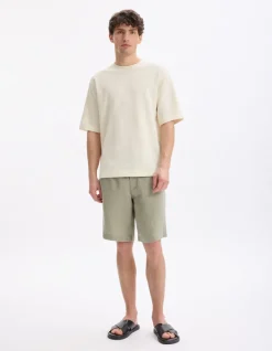 Celio T-shirt oversize col rond - beige^Homme T-Shirts