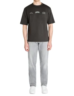 Celio T-shirt oversize col rond 100% coton - noir^Homme T-Shirts