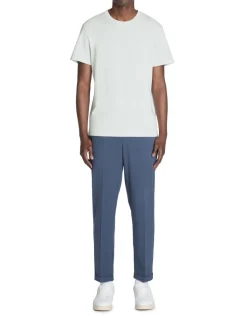 Celio T-shirt regular col rond 100% coton - bleu vert^Homme T-Shirts