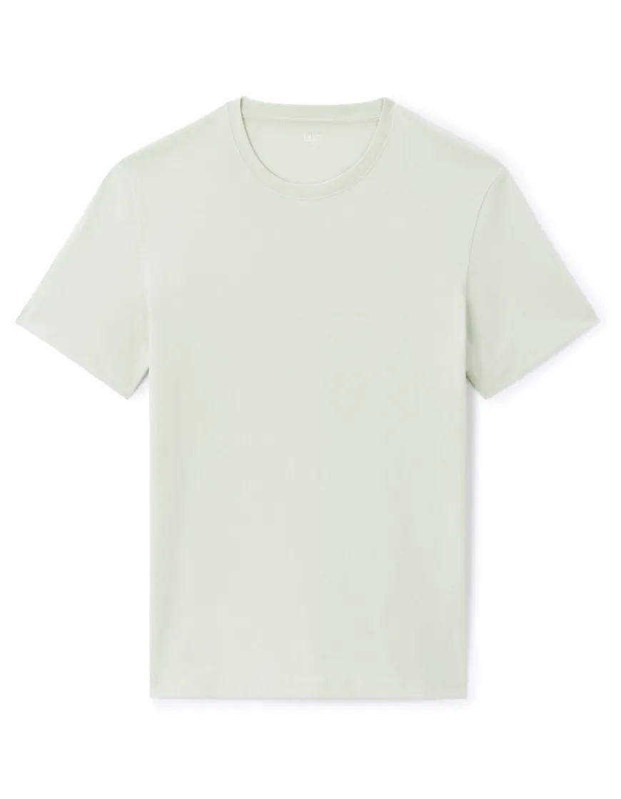 Celio T-shirt regular col rond 100% coton - vert clair^Homme T-Shirts