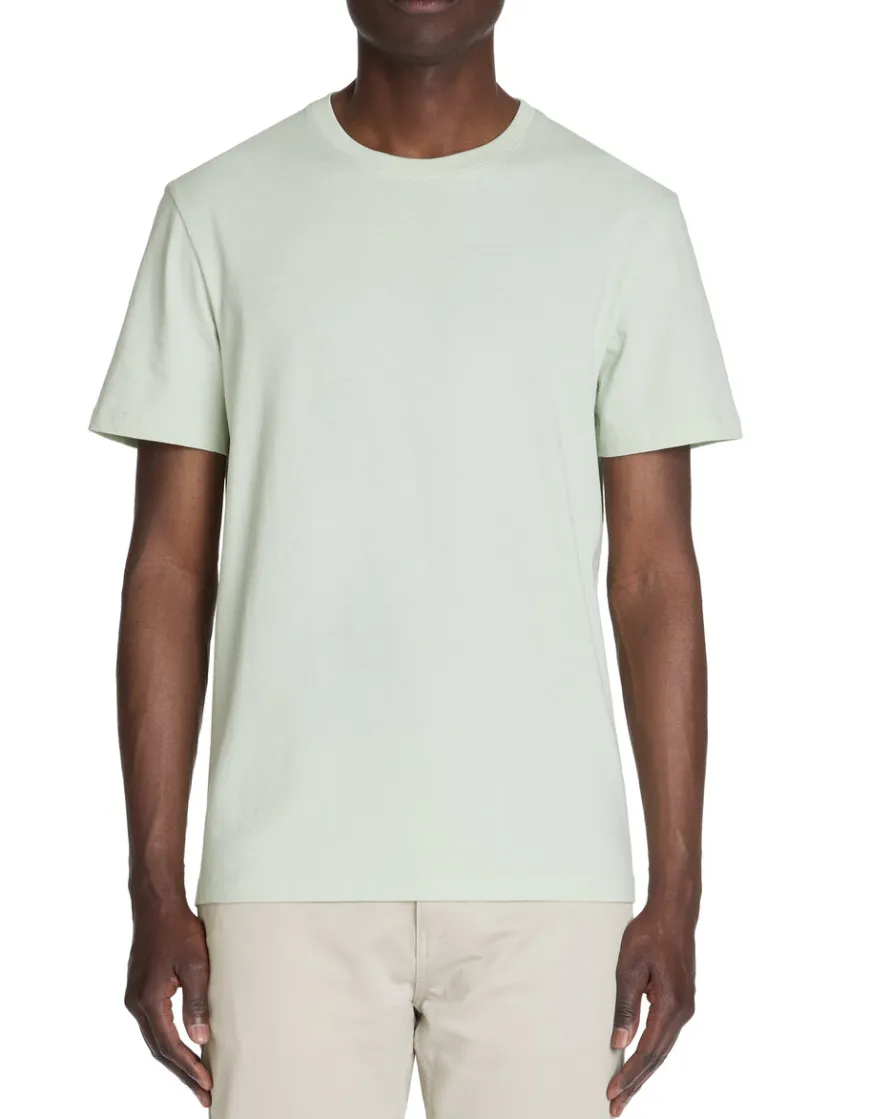 Celio T-shirt regular col rond 100% coton - vert clair^Homme T-Shirts
