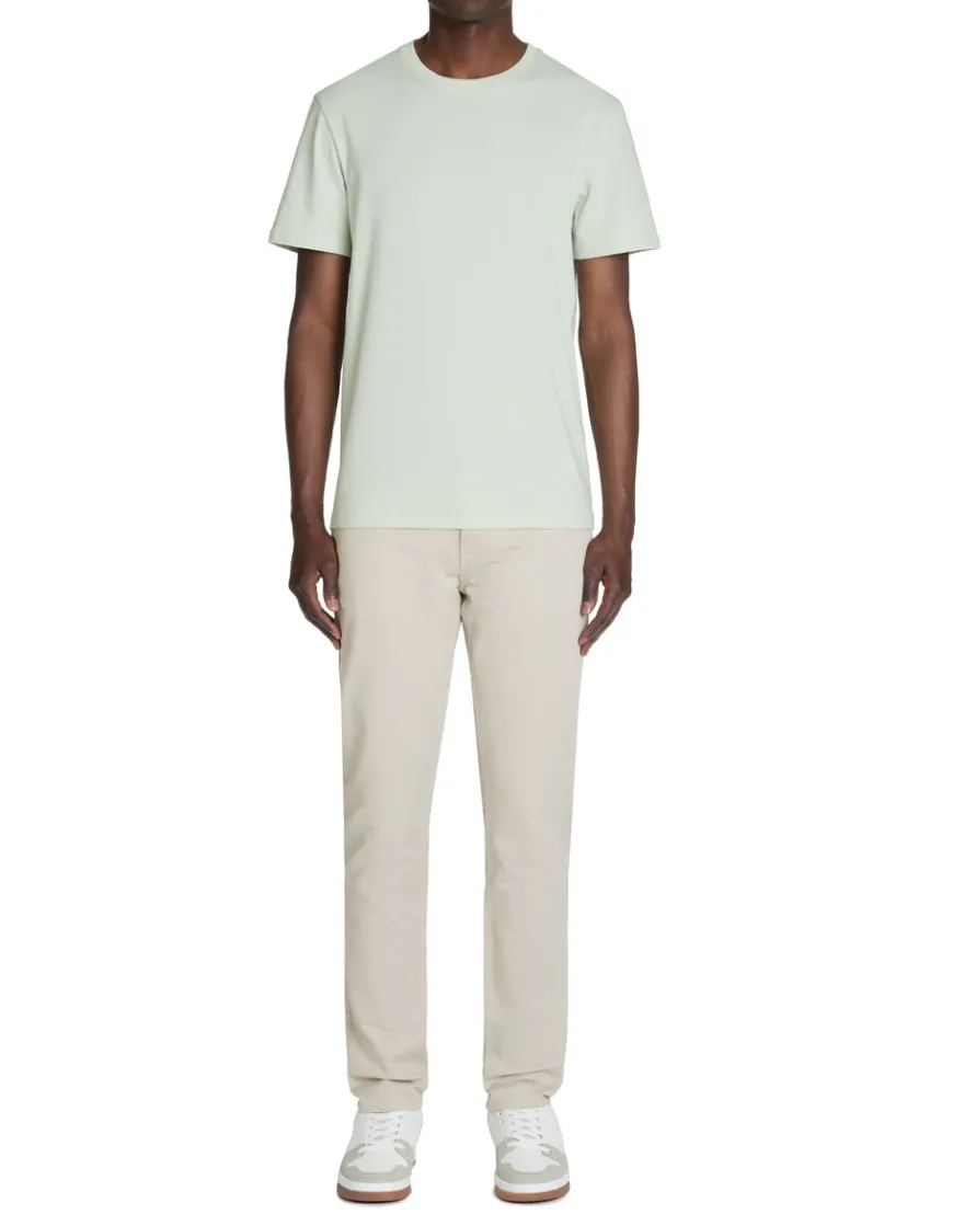 Celio T-shirt regular col rond 100% coton - vert clair^Homme T-Shirts