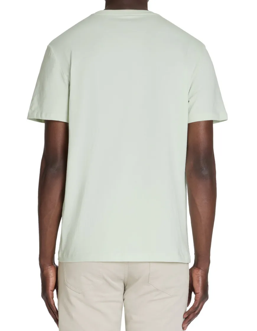 Celio T-shirt regular col rond 100% coton - vert clair^Homme T-Shirts