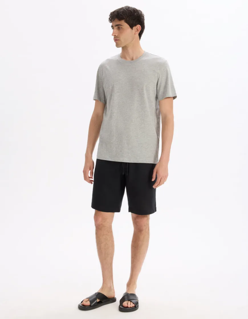 Celio T-shirt regular col rond en coton mélangé - gris chiné^Homme T-Shirts