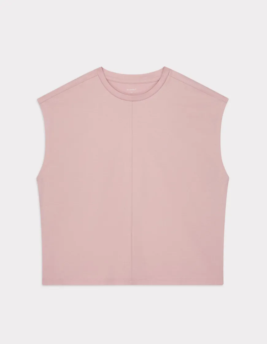 Celio T-shirt sans manche en coton boxy - rose^Femme T-Shirts & Tops
