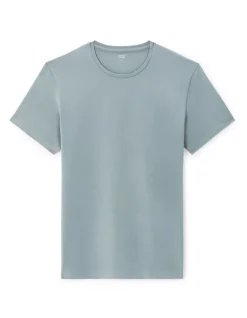 Celio T-shirt slim col rond en coton stretch - vert^Homme T-Shirts