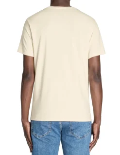 Celio T-shirt slim col rond en coton stretch - bleu^Homme T-Shirts