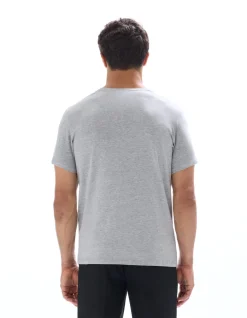 Celio T-shirt slim col V en coton stretch - gris chiné^Homme T-Shirts