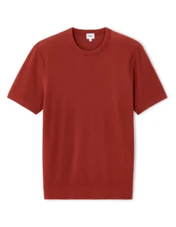 Celio T-shirt straight col rond 100% coton - marron^Homme T-Shirts