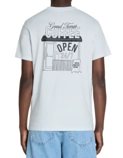 Celio T-shirt straight col rond 100% coton - bleu clair^Homme T-Shirts