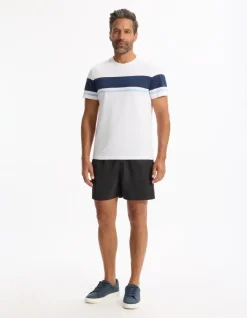 Celio T-shirt straight col rond 100% coton -^Homme T-Shirts