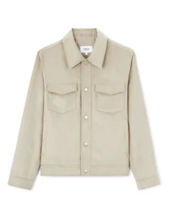 Celio Veste col chemise - beige^Homme Blousons|Vestes