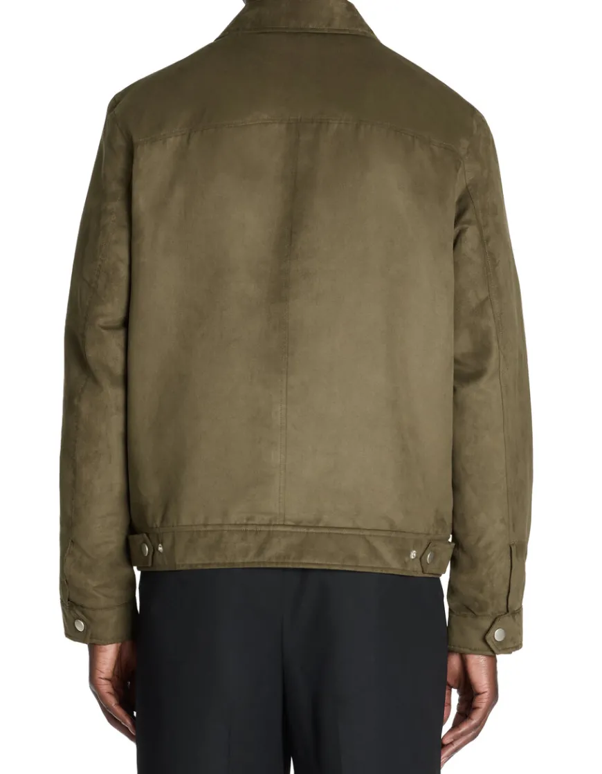 Celio Veste col chemise - kaki^Homme Blousons|Vestes
