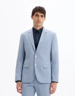 Celio Veste de costume slim stretch -^Homme Vestes De Costumes|Vestes De Costume
