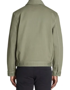 Celio Veste zippée col chemise 100% coton -^Homme Blousons|Vestes